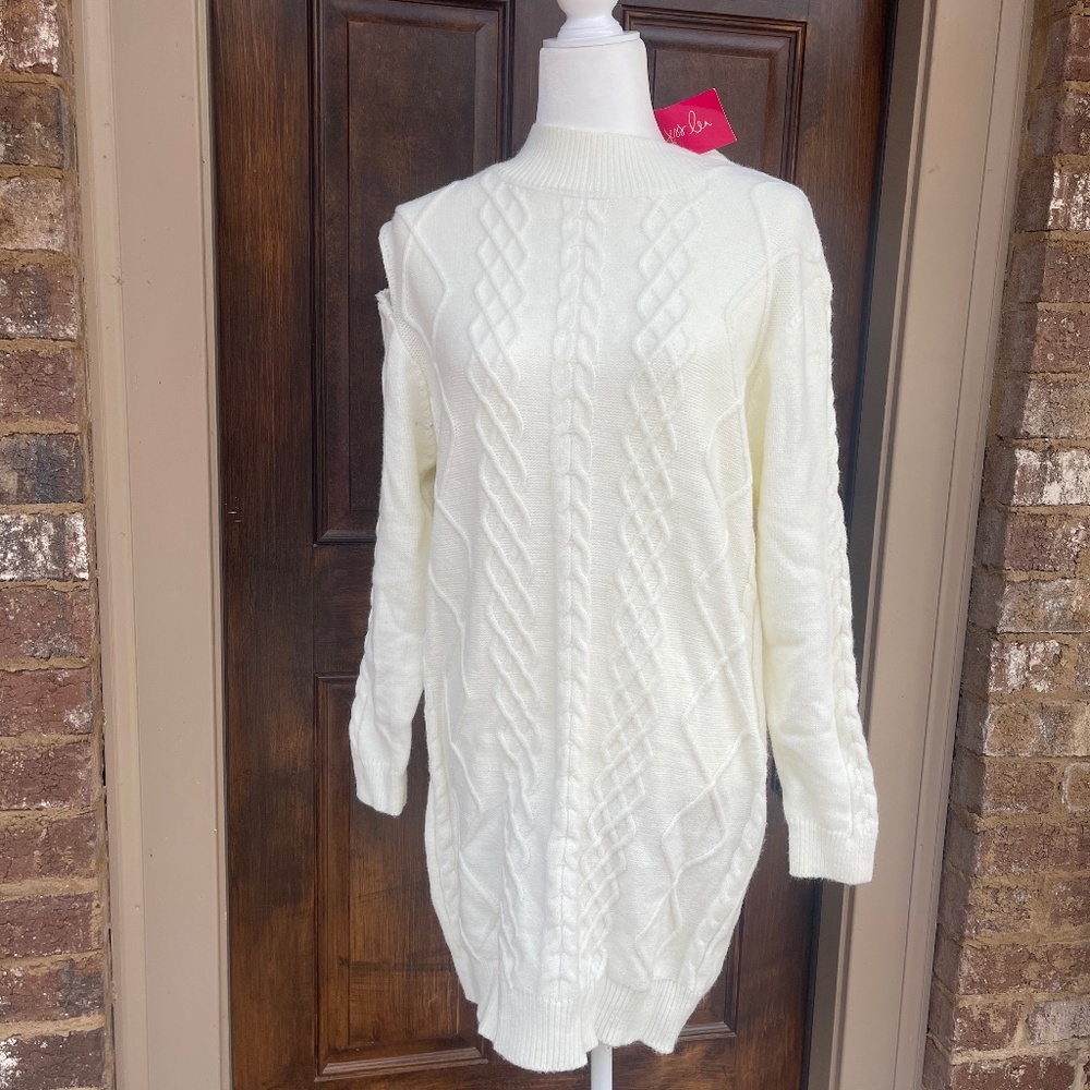 White Sweater Dress